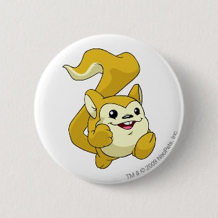 Badge Rond 5 Cm Jaune de Meerca