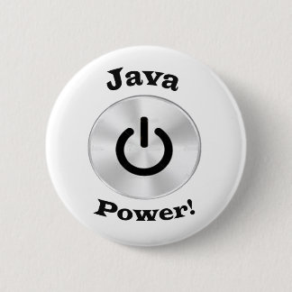 Badge Rond 5 Cm JavaPower-BlackLetters