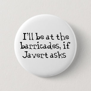 Badge Rond 5 Cm Javert Les Misérables