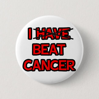 Badge Rond 5 Cm Je bat le cancer