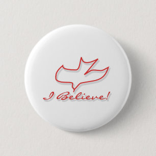 Badge Rond 5 Cm Je crois