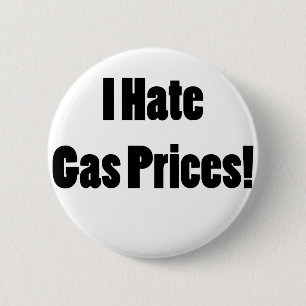 Badge Rond 5 Cm Je déteste des prix du gaz !