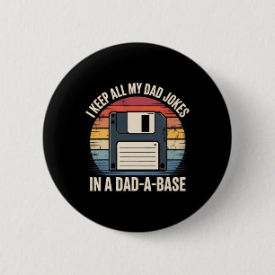 Badge Rond 5 Cm Je garde tout mon père plaisante dans papa A Se Pè