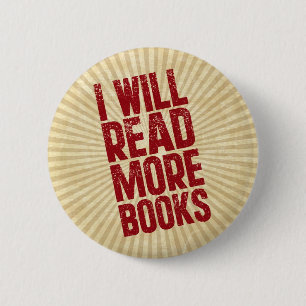 Badge Rond 5 Cm Je lirai plus de livres
