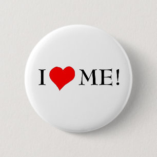 Badge Rond 5 Cm JE M'AIME ! - bouton
