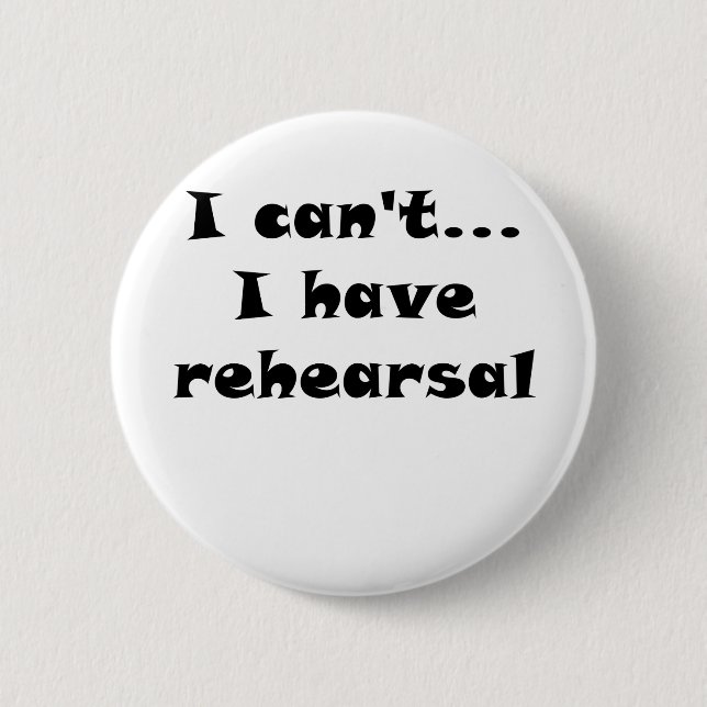 Badge Rond 5 Cm Je me biseaute ai la répétition (Devant)