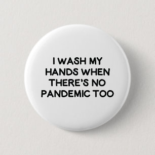 Badge Rond 5 Cm Je Me Lave Les Mains