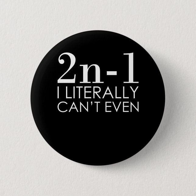 Badge Rond 5 Cm Je ne peux même pas enseigner mathématiques mathém (Devant)