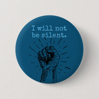 Badge Rond 5 Cm Je Ne Serai Pas Le Bouton Arrondi Silencieux
