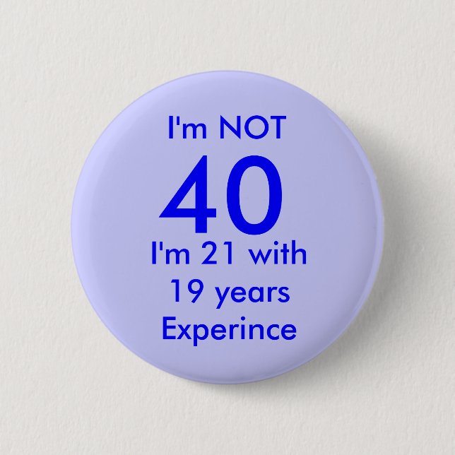BADGE ROND 5 CM JE NE SUIS PAS, 40, (Devant)