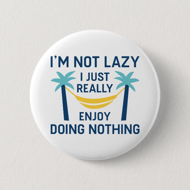 Badge Rond 5 Cm Je ne suis pas azy (Devant)