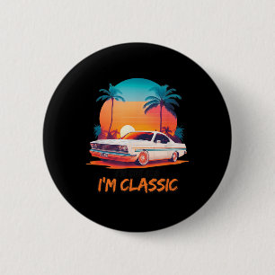 Badge Rond 5 Cm Je Ne Suis Pas Vieux Im Clic, drôle De Graphique D