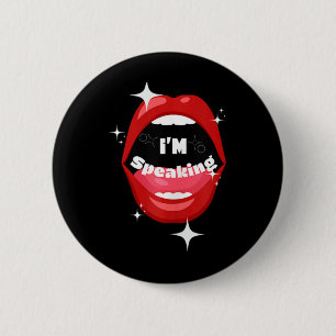 Badge Rond 5 Cm Je parle Débardeur Pro Harris