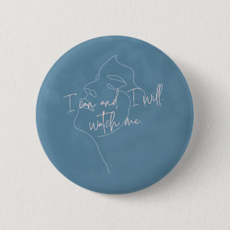 Badge Rond 5 Cm "Je peux et je le ferai. Regardez-moi" ; Une auton