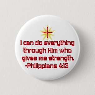 Badge Rond 5 Cm Je peux tout faire par lui