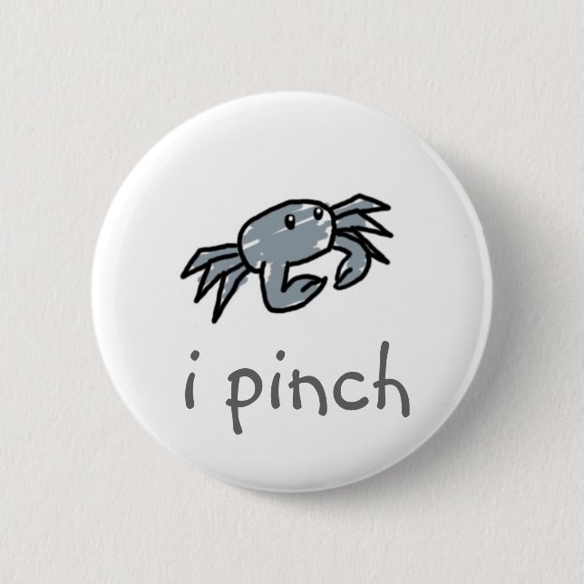 Badge Rond 5 Cm Je pince (Devant)