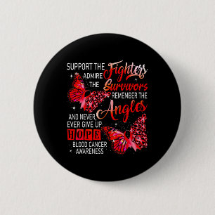 Badge Rond 5 Cm Je Porte Le Soutien Rouge Les Combattants Le Cance