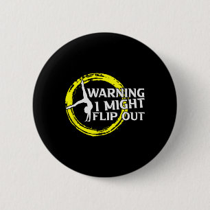 Badge Rond 5 Cm Je pourrais perdre la tête Cadeaux drôles de gymna