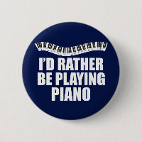 Je Préférerais Jouer Piano Funny Pianiste