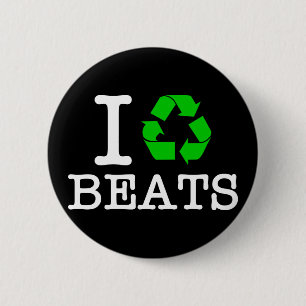 Badge Rond 5 Cm Je réutilise des battements