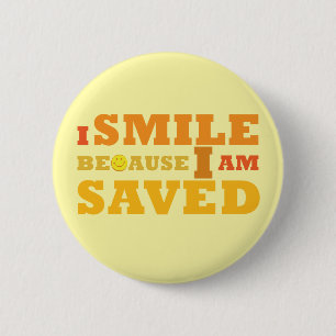 Badge Rond 5 Cm Je souris puisque je suis bouton de sauvegarde