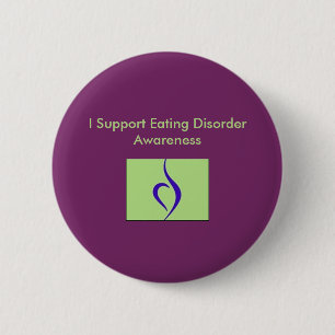 Badge Rond 5 Cm Je soutiens le bouton de conscience de trouble de