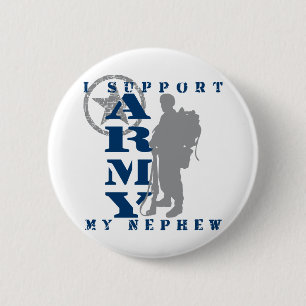 Badge Rond 5 Cm Je soutiens le neveu 2 - ARMÉE