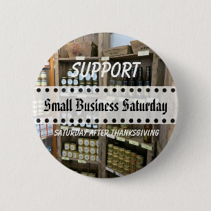 Badge Rond 5 Cm Je soutiens les petites entreprises samedi