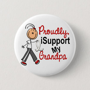Badge Rond 5 Cm Je soutiens mon grand-papa SFT (le cancer