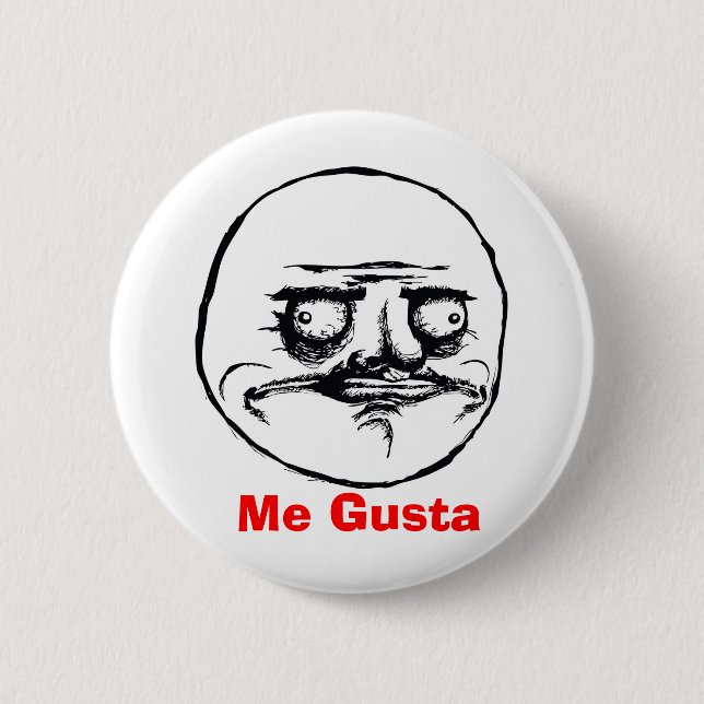 Badge Rond 5 Cm Je style des textes de Gusta (Devant)