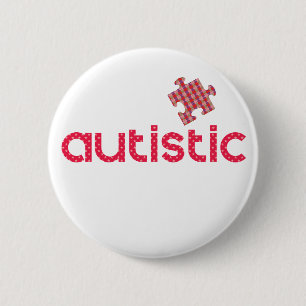 Badge Rond 5 Cm Je suis autiste