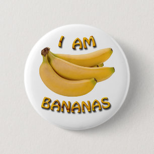 Badge Rond 5 Cm Je Suis Bananes Badge Ronde De 6 Cm