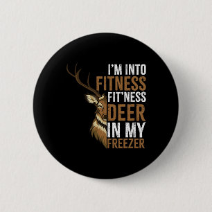 Badge Rond 5 Cm Je suis dans Fitness Fitness Deer dans My Freezer