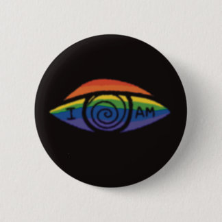 Badge Rond 5 Cm JE SUIS Fierté Arc-en-ciel