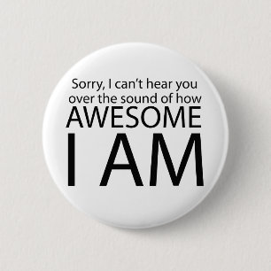 Badge Rond 5 Cm Je suis génial