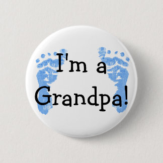 Badge Rond 5 Cm Je suis grand-père !