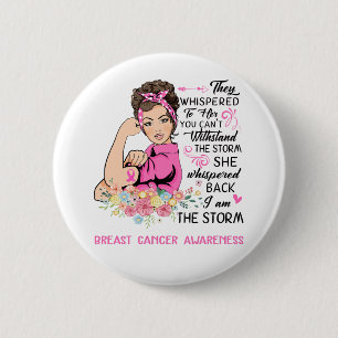 Badge Rond 5 Cm Je Suis La Conscience Du Cancer Du Sein Dans La Te