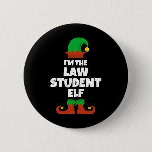Badge Rond 5 Cm Je suis la famille des elfes d'étudiant en droit P