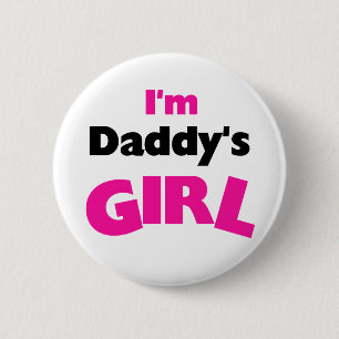 Badge Rond 5 Cm Je suis la fille du papa