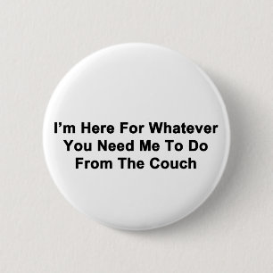 Badge Rond 5 Cm Je suis là pour toi