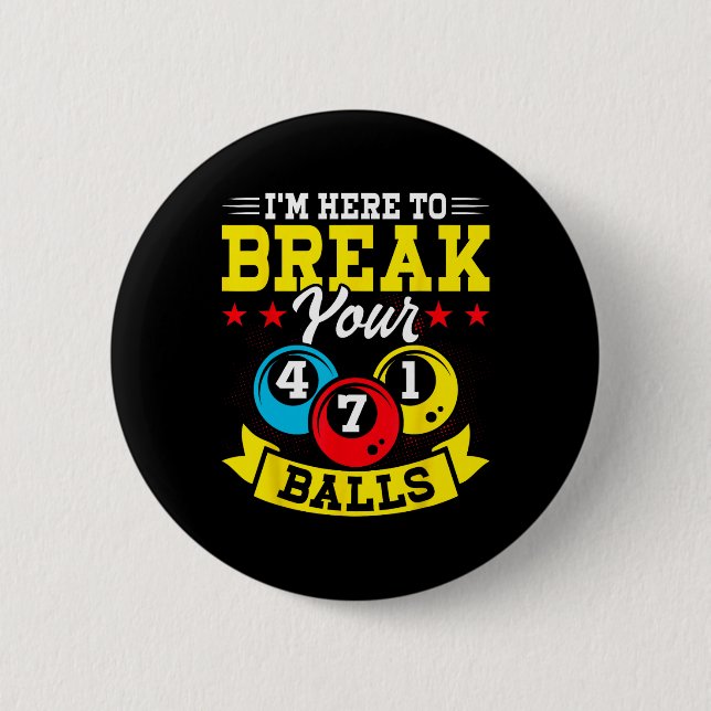 Badge Rond 5 Cm Je Suis Là Pour Vous Perdre (Devant)