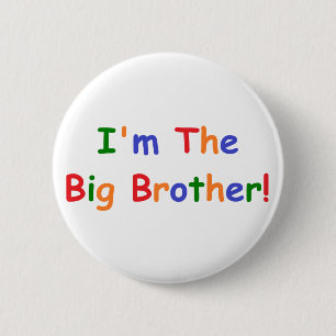 Badge Rond 5 Cm Je suis le frère