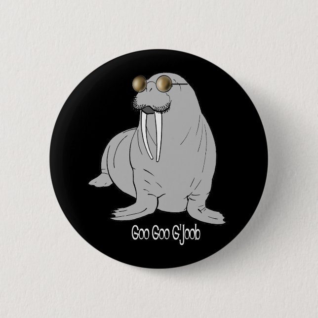 Badge Rond 5 Cm Je suis le morse (Devant)