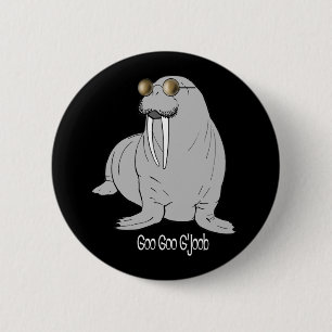 Badge Rond 5 Cm Je suis le morse