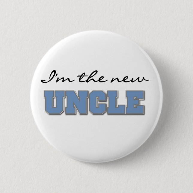 Badge Rond 5 Cm Je suis le nouvel oncle (Devant)