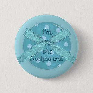 Badge Rond 5 Cm Je suis le parrain d'un bébé