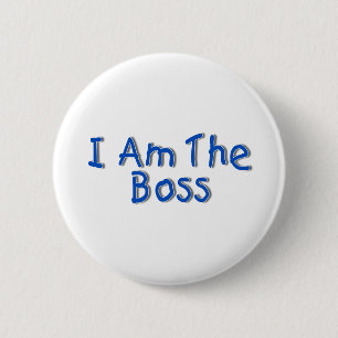 Badge Rond 5 Cm Je suis le patron