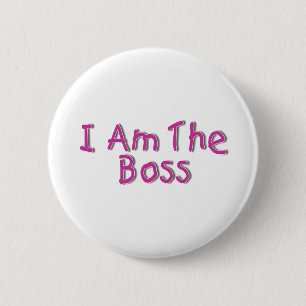 Badge Rond 5 Cm Je suis le patron 2