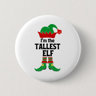 Badge Rond 5 Cm Je suis le plus grand elfe