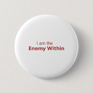 Badge Rond 5 Cm Je Suis L'Ennemi De Kamala Harris Donald Trump 2